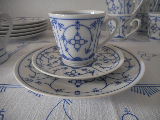 WINTERLING PORZELLAN BAVARIA Indisch Blau 19 tlg. Restbestand EUR 29,90 ...