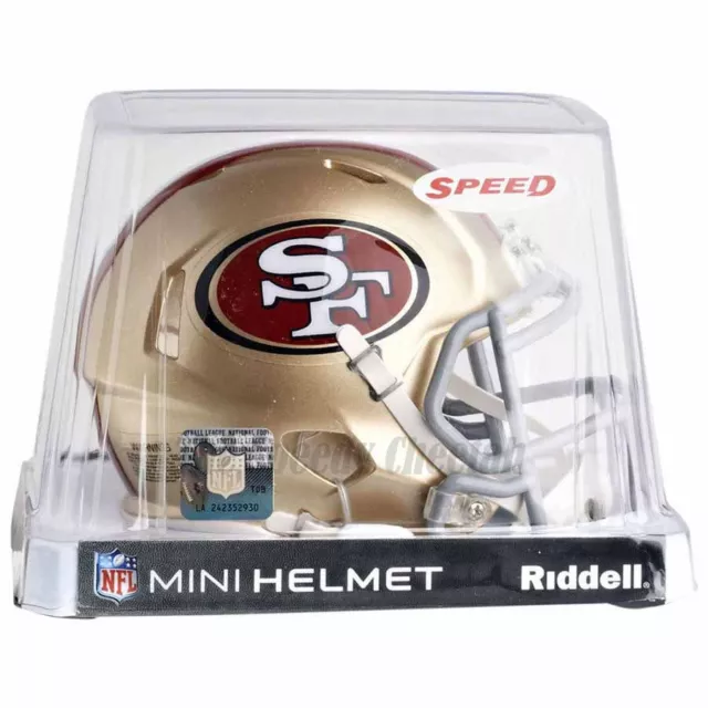San Francisco 49Ers Riddell Nfl Mini Speed Football Helmet