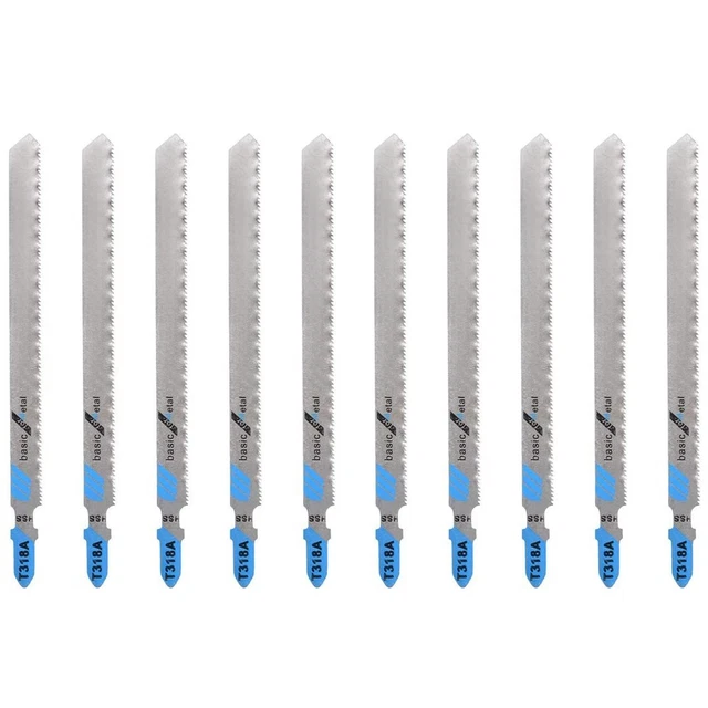 10 pz lama per foglie T318A HSS taglio rapido legno PVC taglio 132 mm
