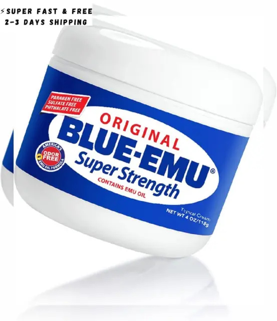 Nfi Consumer Products Blue-Emu Super Strength Emu Oil, 4 Ounce (Pack of 1)
