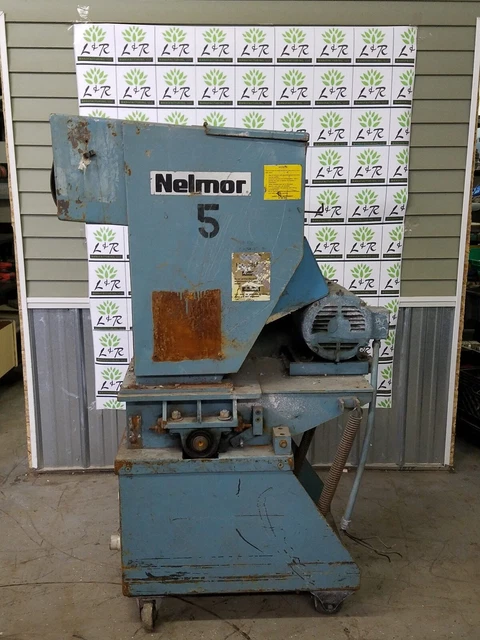 USED NELMOR Granulator-7.5 HP Dayton motor