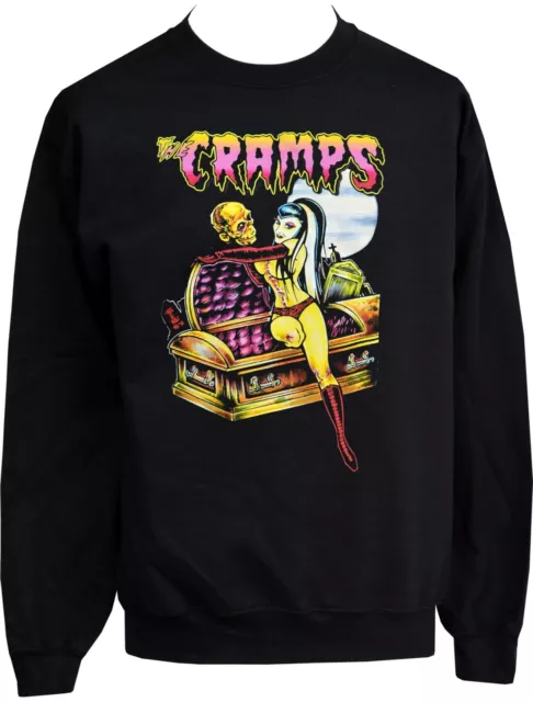 The Cramps Unisex Psychobilly Sweatshirt Zombie Sarg Pin-up Punk Monster