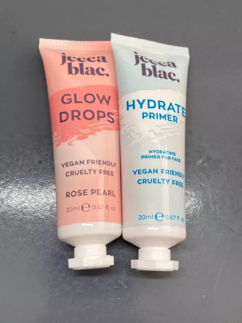 Jecca Blac Hydrate Primer + Glow Drops 0.67 floz each New