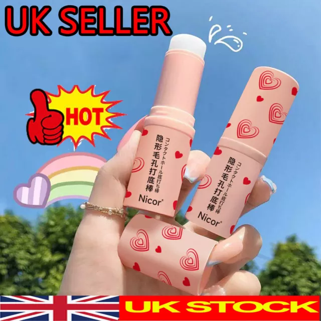 2*Magical Pore Eraser Waterproof Face Primer Stick,Blur Stick Primer for Face UK