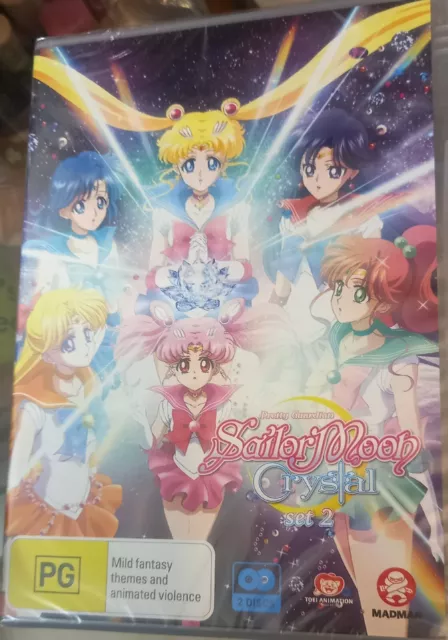 DVD ANIME Sailor Moon Crystal Season 1-2 Vol 1-39 End ENGLISH DUB Region  All