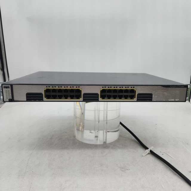 CISCO CATALYST 3570G 24 Port Gigabit Ethernet Managed Switch WS-C3750G ...