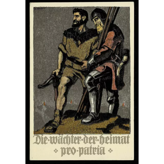 SP660 - 1910 Svizzera Intero Postale Guardiani della Casa Pro Patria