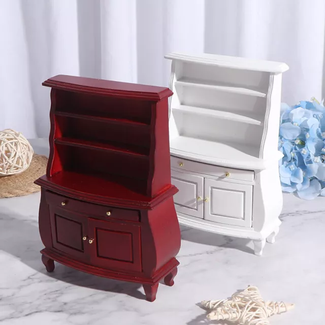 1:12 Dollhouse Miniature Furniture Cabinet Cupboard Dolls House AccessoriesJ-wf