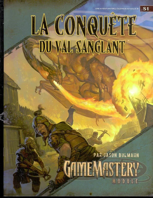 Jdr Rpg Jeu De Role / Pathfinder La Conquete Du Val Sanglant