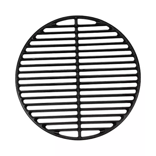 Round Cast Iron Cooking Grid Grate for Medium Big Green Egg Round Grill Grate