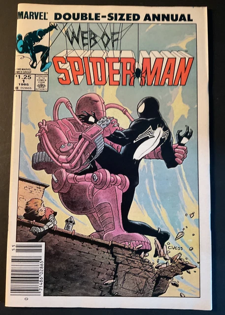 Web of Spider-Man Annual #1 (1985) Newsstand