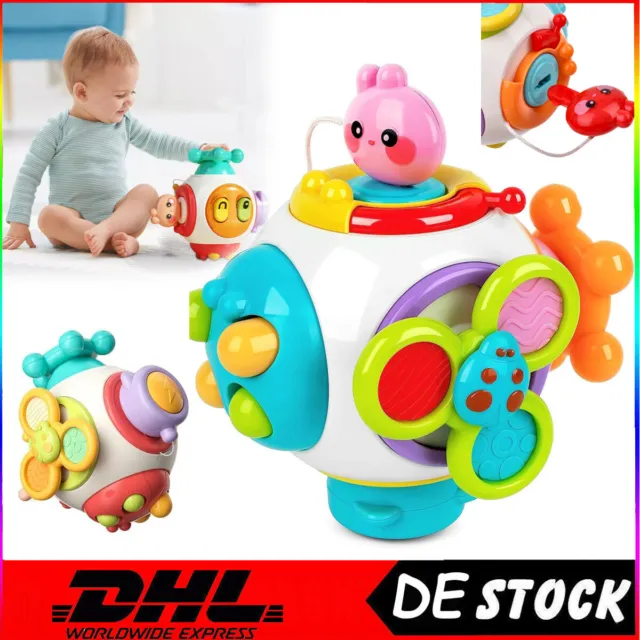 Baby Lernspielzeug ab 6–18 Monate, Montessori Spielzeug, Sensorisches Spielzeug