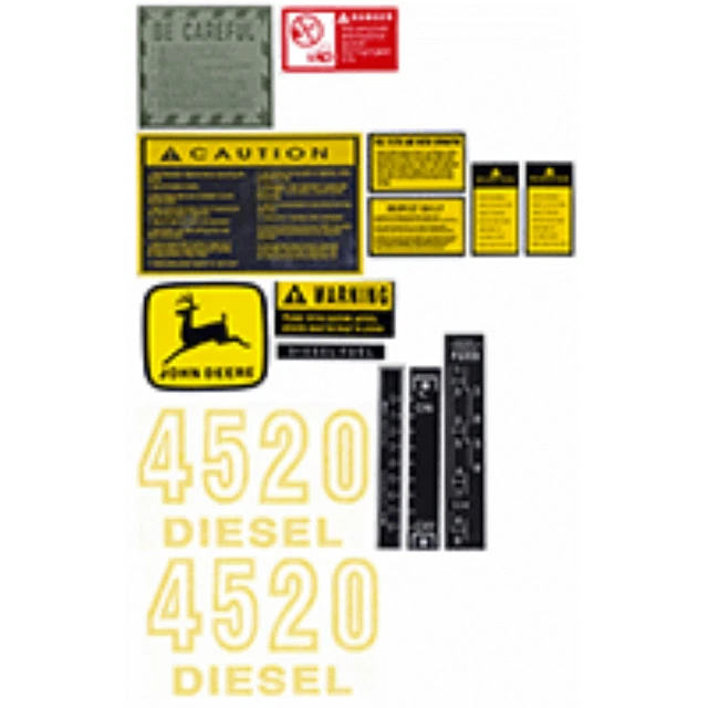 JOHN DEERE 4020 Complete Decal Set Model Numbers are Vinyl Cut £59.81