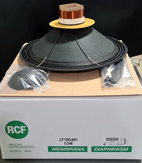 RCF KIT DI riconatura woofer originale ART310A attiva MK1 ART 310 A recone MB10N EUR 120,00 - IT