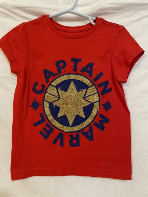 New Captin Marvel Girls Shirt XS (4)