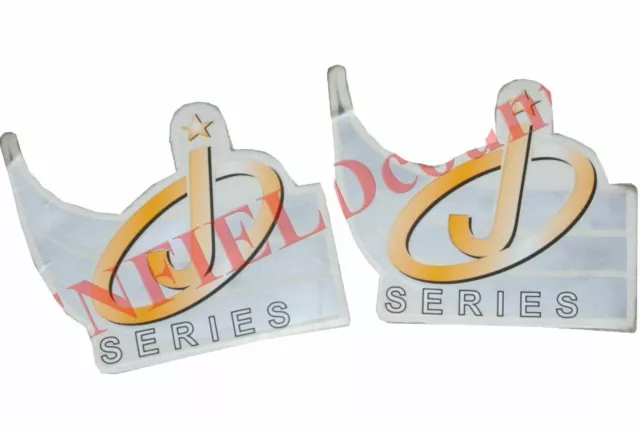 New Massey Ferguson J Series Bonnet Side Decal Emblem Sticker Set @Vi