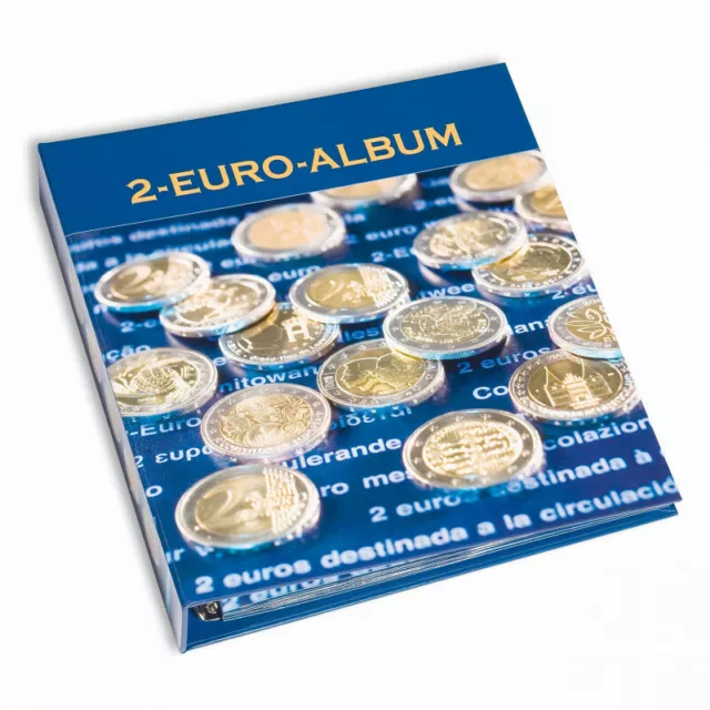 Valise pour 320 pièces 2 euros sous capsules ou médailles