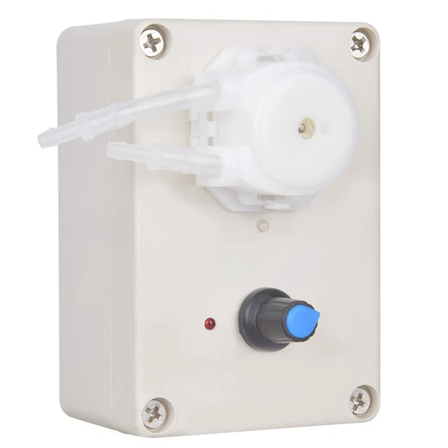 Industrial Peristaltic Liquid Pump Adjustable Flowing Dosing Pump US 110V‑240V◀