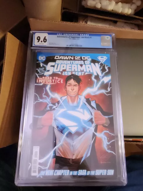 Adventures Of Superman: Jon Kent #1 - Clayton Henry Main Cgc 9.6 Dc Comics/2023