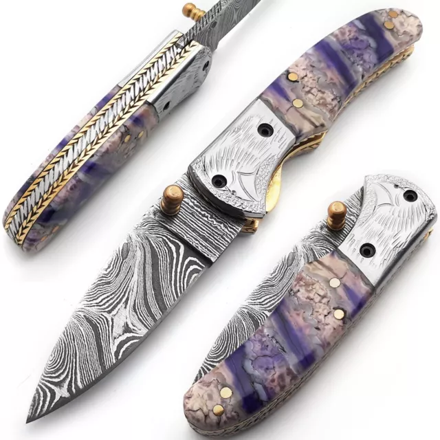 https://www.picclickimg.com/esQAAOSw2T9lHBlv/Custom-Handmade-Folding-Knife-Woolly-Mammoth-Handle.webp
