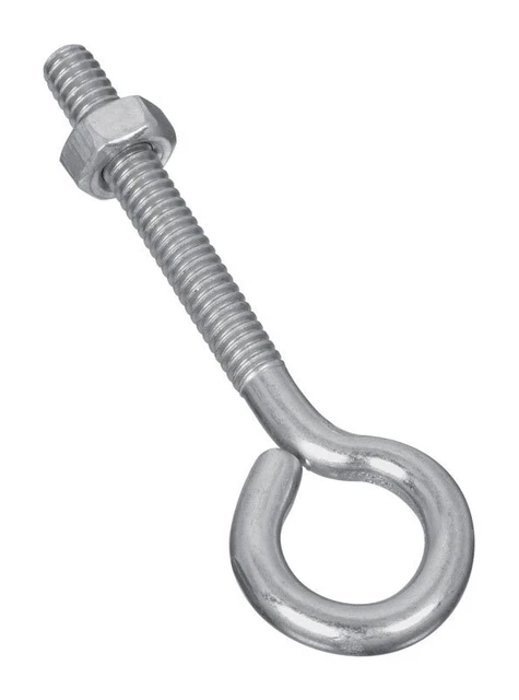 National Hardware N221-119 80 lbs. Capacity Zinc-Plated Steel Eye Bolt 1/4x3 in.