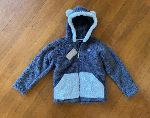 Patagonia Baby Furry Friends Hoody -Unisex Size 5T New With Tags Fleece Ears