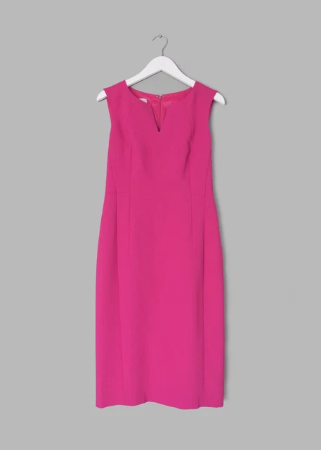 Hobbs Donna Rosa Fucsia Matita Abito -regno Unito 8 / Eu 36