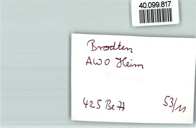 40099817 - 2401 Brodten AWO-Heim Reetdach Luebeck Stadtkreis 2