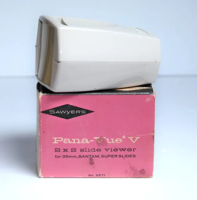 Sawyer’s Pana-Vue V 2x2 Slide Viewer For 35mm Slides Panavue 2571 Handheld