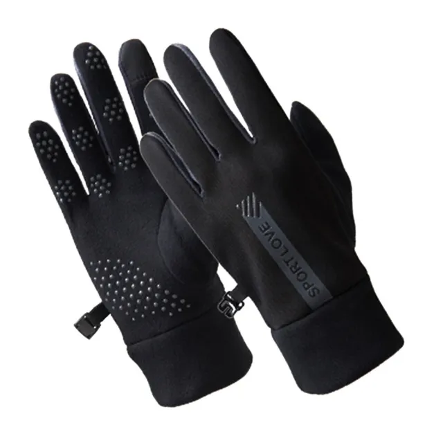 NX Guantes de esquí de invierno para hombre, moda para mujer, color negro,  cálido y resistente al viento, impermeable, para pantalla táctil, guantes