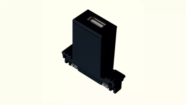 USB-Port für Stromschienensystem Schwarz USB-Port für Stromschienensystem Schwarz