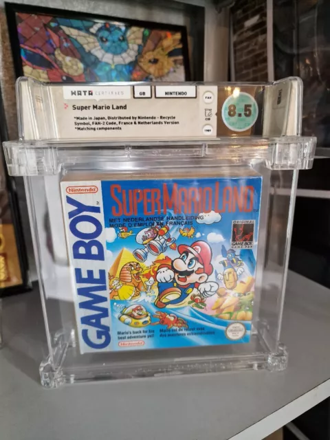 Jeu Super Mario Land Game Boy Gradé 8.5 Wata Games Version Fr Français Psa Cgc