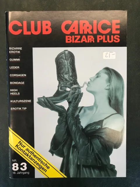 CLUB CAPRICE Nr. 83 Kastley Verlag: Bizarre Erotik, Gummi, Leder, 1990 NEU