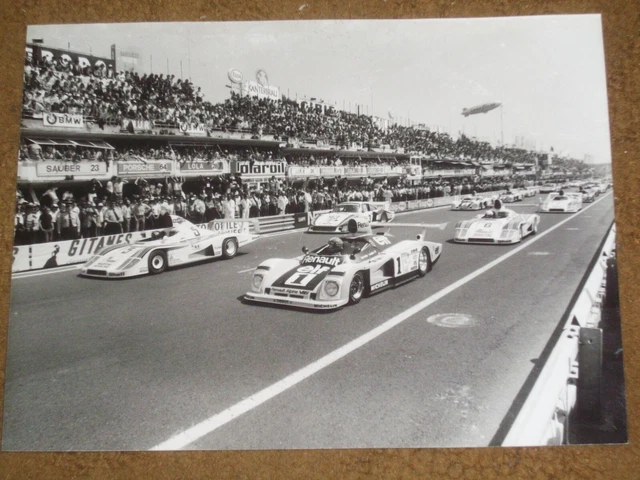 24 HEURES DU MANS 1978 GRILLE DE DEPART PORSCHE ALPINE TIRAGE ORIG