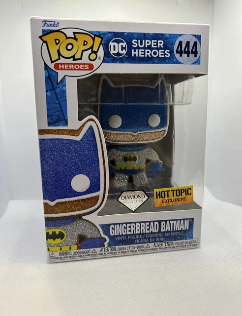 Funko Pop DC Super Heroes - Gingerbread Batman 444 Diamond Collection Hot Topic!