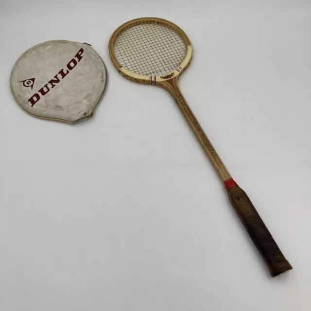 Dunlop Maxply Fort racchetta da badminton con copricapo.