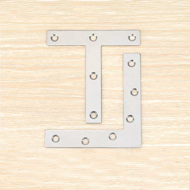 Stainless Steel L T Shaped Right Angle Corner Brace Joint Bracket Plate Support