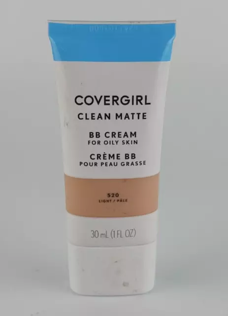 Covergirl Clean Matte Bb Cream For Oily Skin Lasts All Day 520 Light/Pale