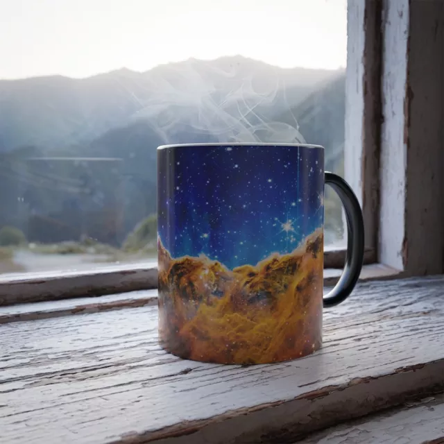 James Webb Space Color Changing Mug | NASA Christmas | JWST | Heat reacting mug
