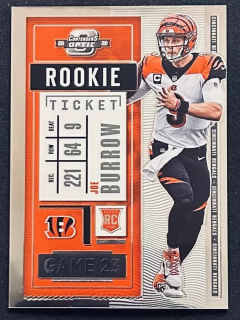 2020 Panini Contenders Optic Rookie Ticket Joe Burrow #81 Rookie RC