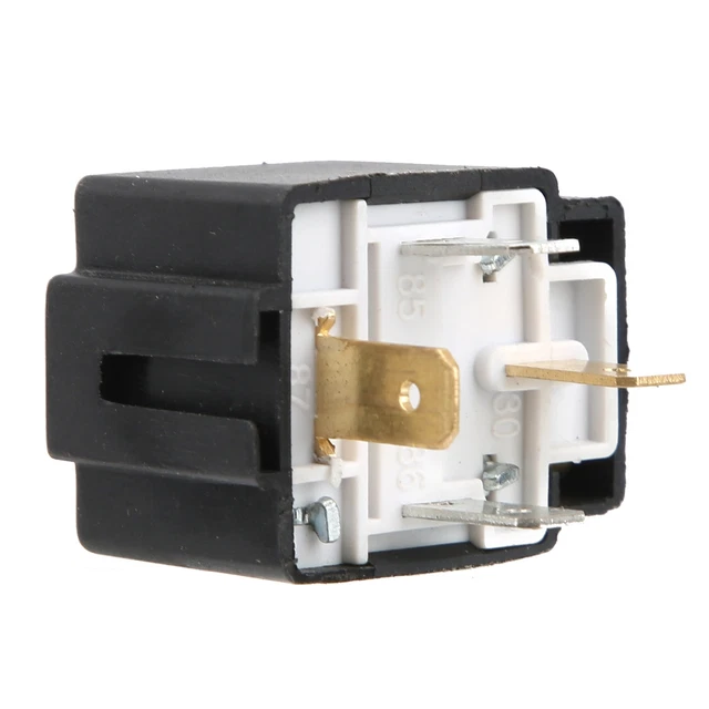 5pcs Car Flasher Relay 4Pins DC 12V 30A Vehicle Fuse Shockproof