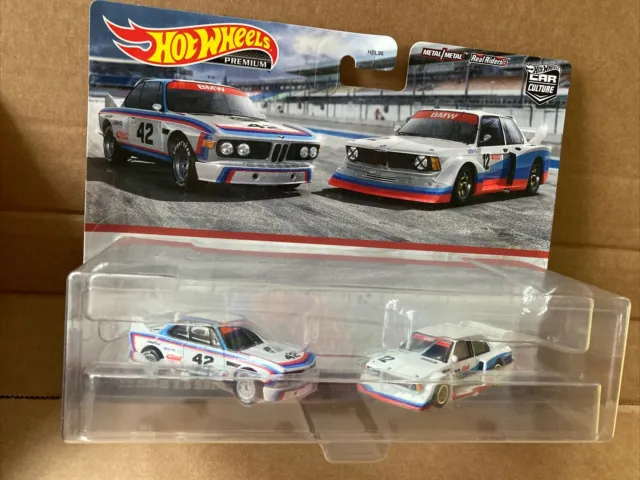 HOT WHEELS PREMIUM DIECAST - BMW 2 pack - 73 CSL Race Car - 320 Group 5