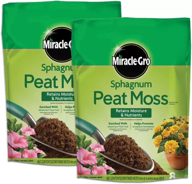 16 QT. SPHAGNUM Peat Moss (2-Pack) $18.75 - PicClick