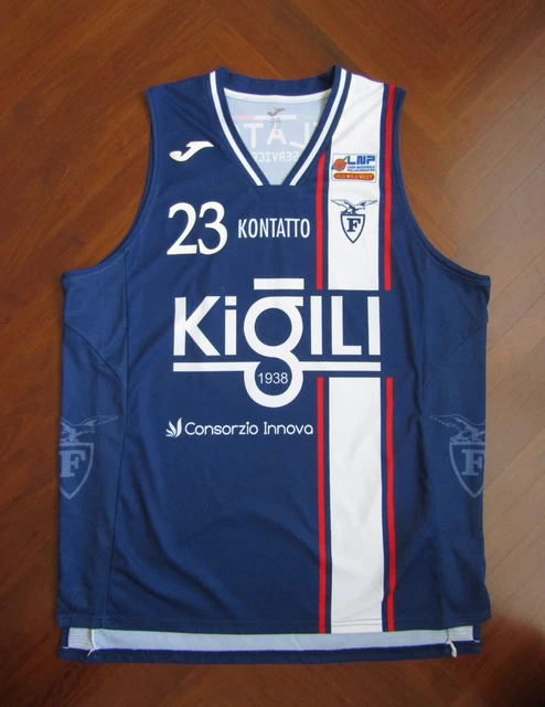 Maillot De Basket Vintage Fortitudo Bologna - Modèle Paf Myers Basile - Occasion - Italie