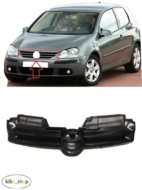 For Vw Golf V Mk5 2004-2009 Front Bumper Center Radiator Grill Inner Part