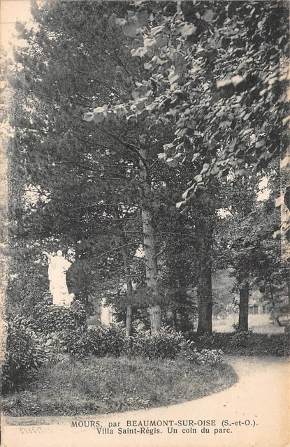 CPA-Mours by Beaumont-sur-Oise villa Saint-Régis a corner of the park (127803)