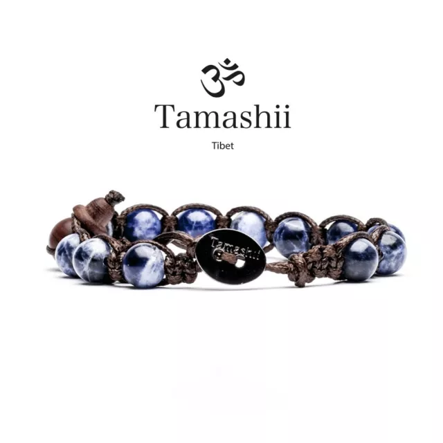 Bracciale Tamashii Originale Tibetano Pietra Sodalite Bhs900-51