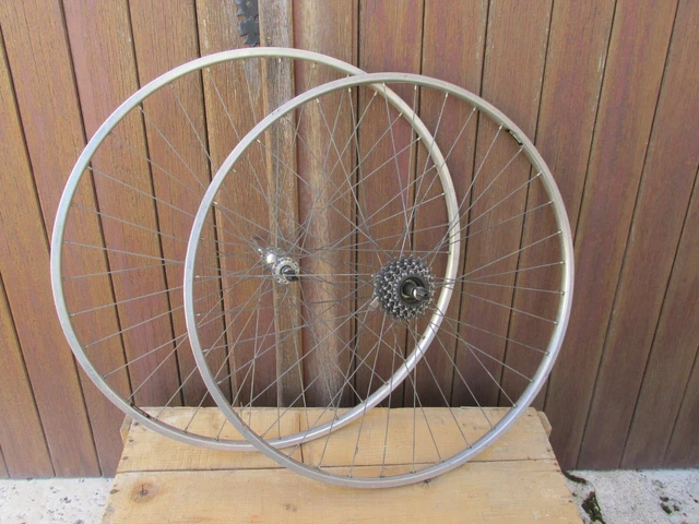 ROUES MOYEUX MAILLARD Jantes Velo Ancien Bicycle Wheelset 700 EUR PicClick