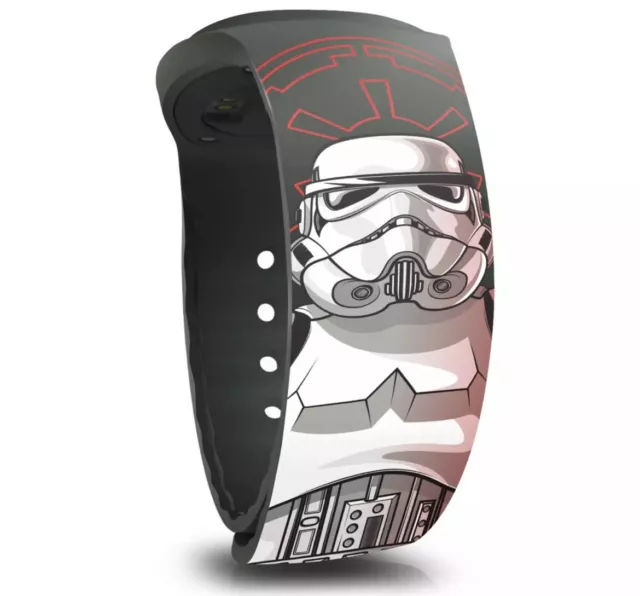 Disney Parks Star Wars Stormtrooper Empire Black Magicband Plus Unlinked - NEW