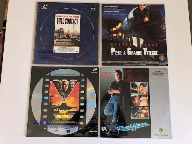 Lot 11 laserdisc collector Action très bon état